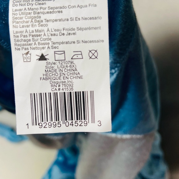 Disney Jr 4-6 Children’s Bluey Costume Cute Bluey Dressup Set - Picture 6 of 8